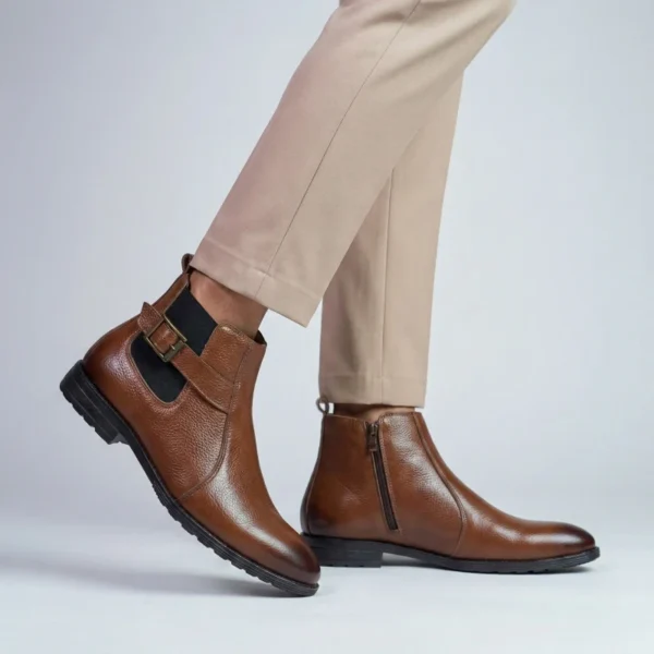 Genuine Leather Men's Chelsea Boot