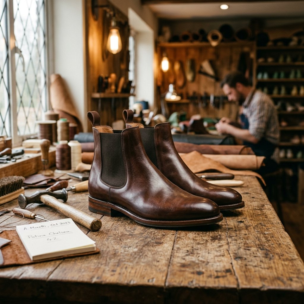 Favlis Artisan Leather Boots Crafting