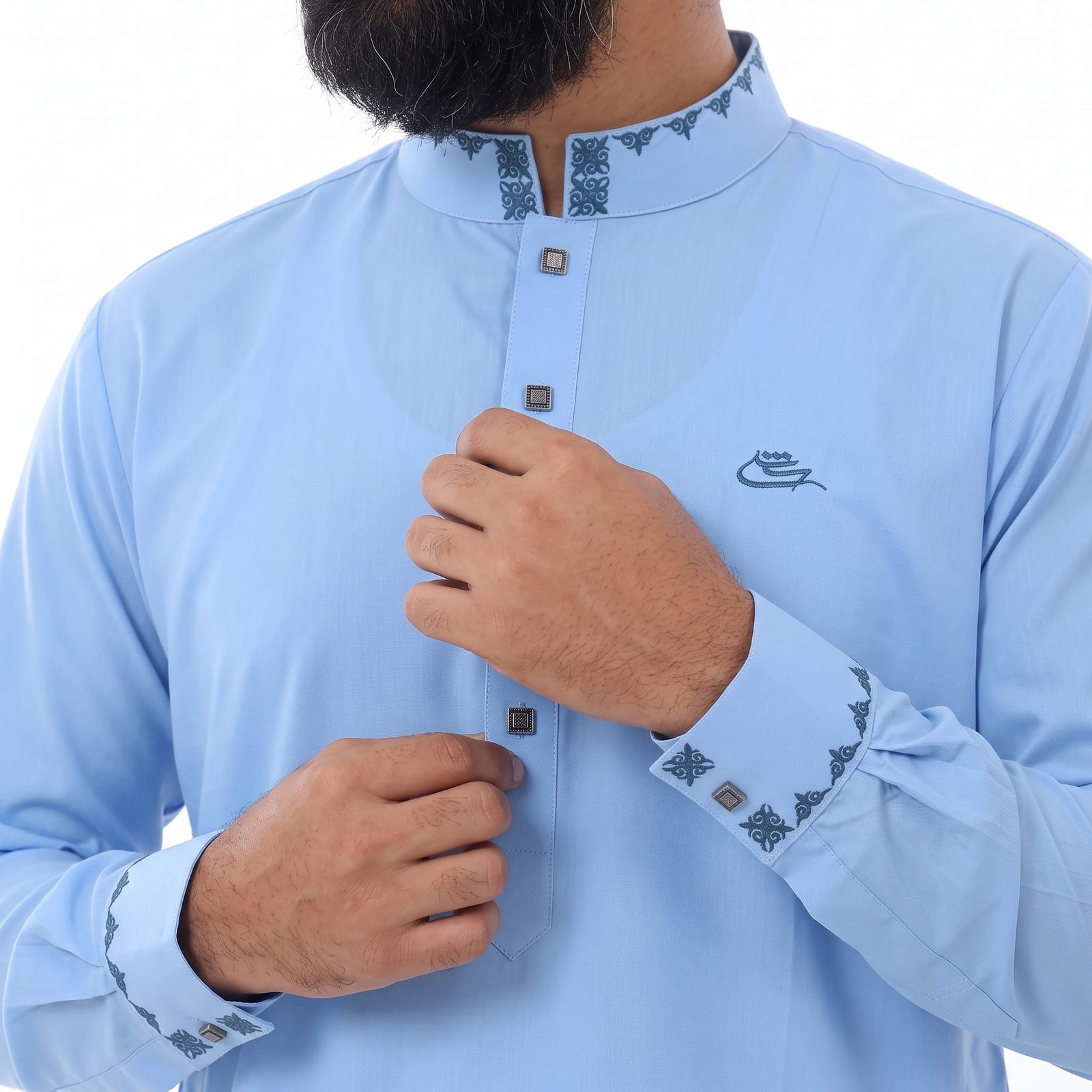 Royal Sheikh Panjabi for Men – Premium Cotton Festive Wear - Image 2